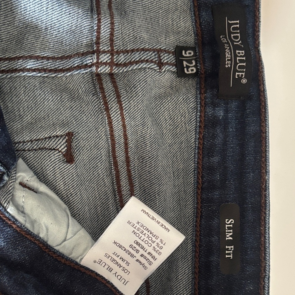Judy Blue Dark Wash Women's Skinny Jeans - Picture 5 of 5